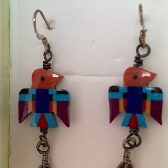 Indian handmade earrings - Picture 3 of 3